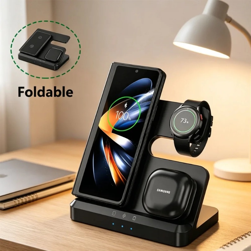 Smartwatch Ac - Caricatore Wireless Veloce 3 in 1