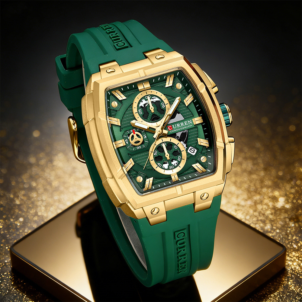 Accessories With Watch - CURREN Orologio vintage di lusso da