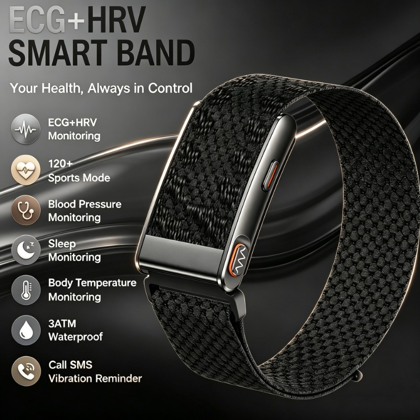 Android Smartwatch Accessories - Nuovo Braccialetto Smart 2026 ECG+HRV per