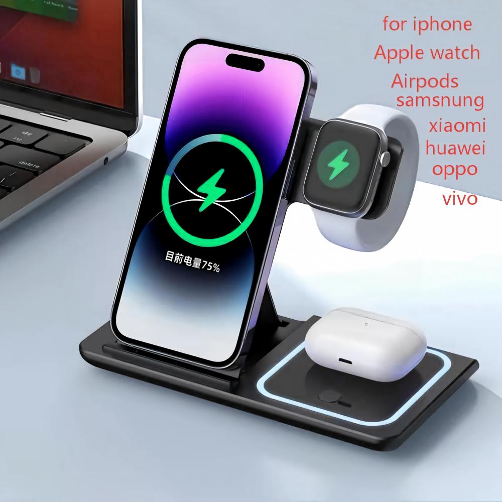 Smartwatch Ac - Supporto per caricabatterie wireless 3 in