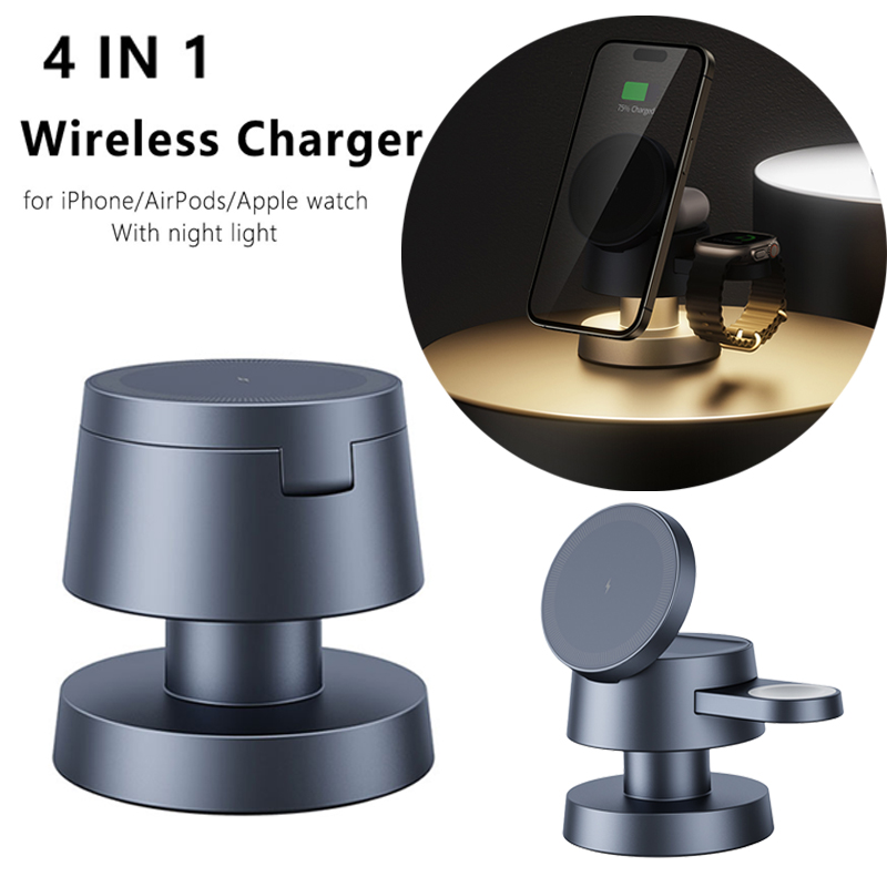 Smartwatch Ac - Caricabatterie wireless 3 in 1 per
