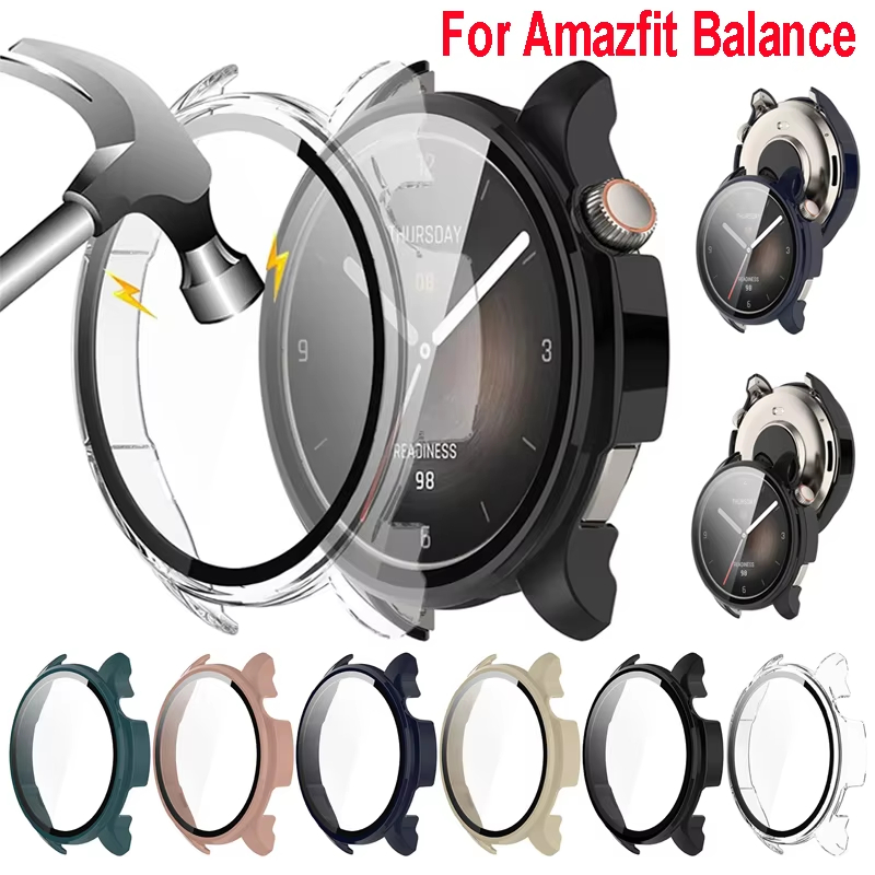 Amazfit Smartwatch Accessories - Custodia in vetro temperato per Amazfit