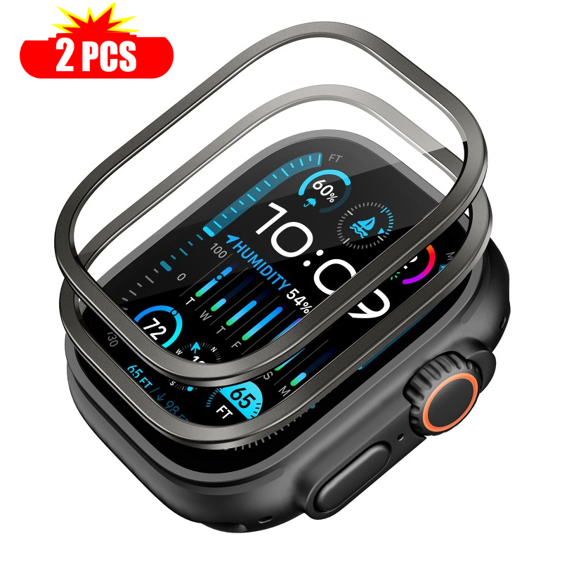 Smartwatch Straps & Accessories - 2 pezzi di vetro temperato per