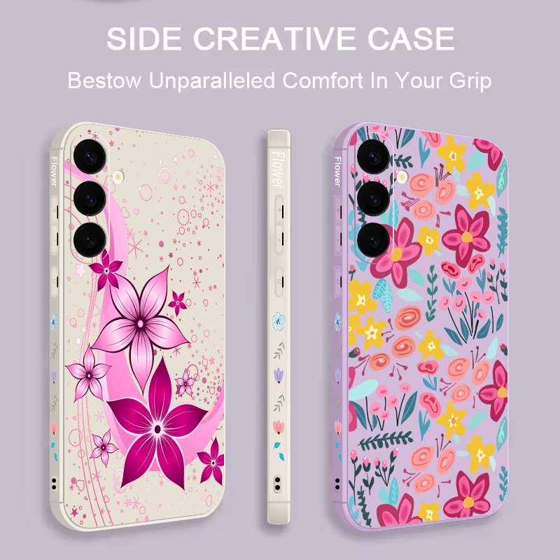 Cover Morbida con Motivo Flore - Samsung Galaxy A55 recensione e prezzo